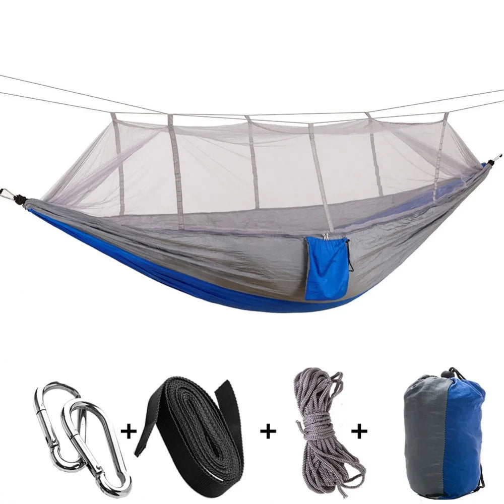 Anti-Mosquito Hammock Gray