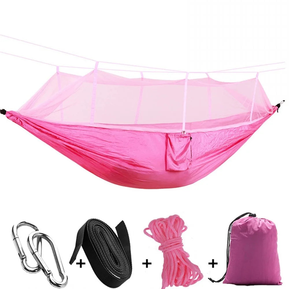 Anti-Mosquito Hammock Pink