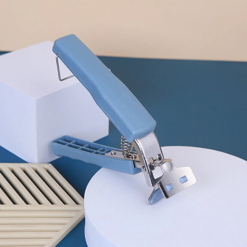 Anti-Scald Non-Slip Plate Clamp Blue