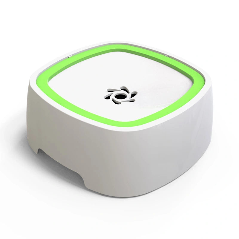 Floating Splash-Proof Pet Bowl Green