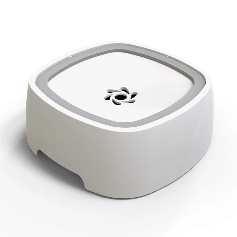 Floating Splash-Proof Pet Bowl Grey