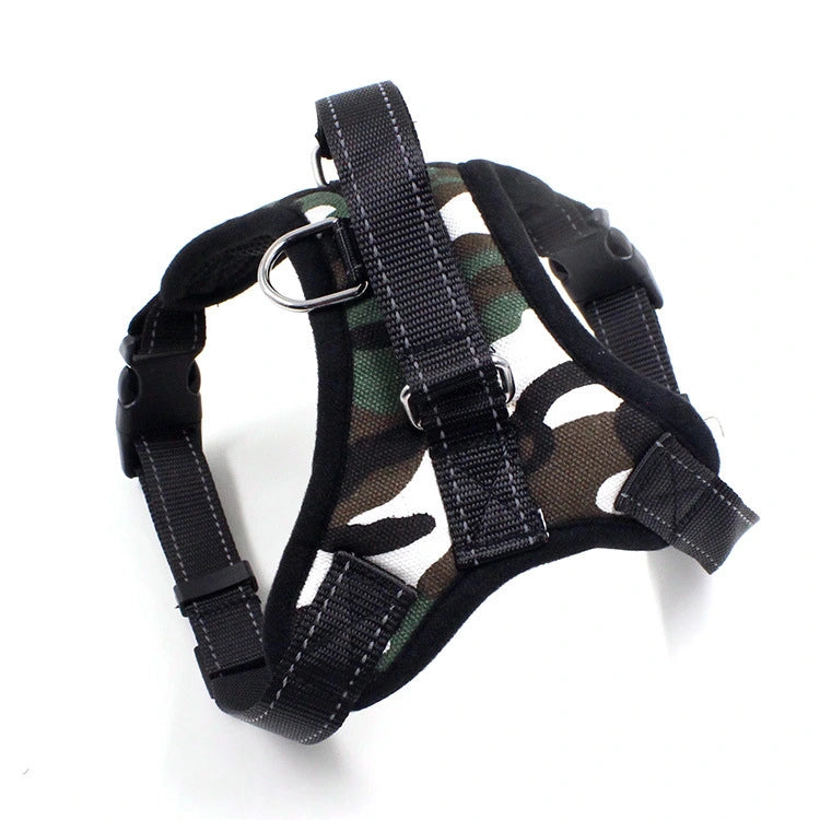 Pet Dog Chest Harness Camouflage