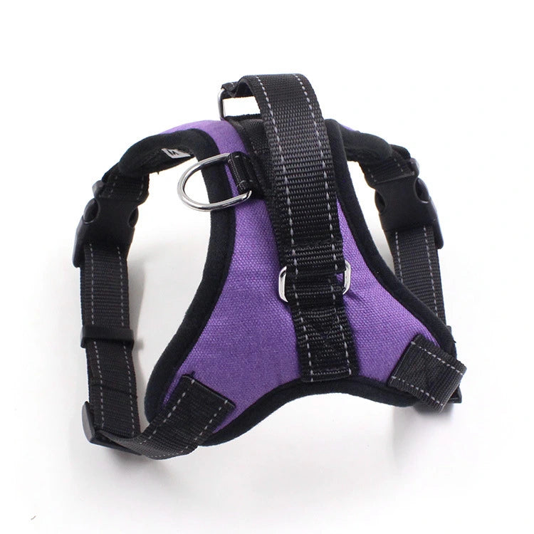 Pet Dog Chest Harness Purple