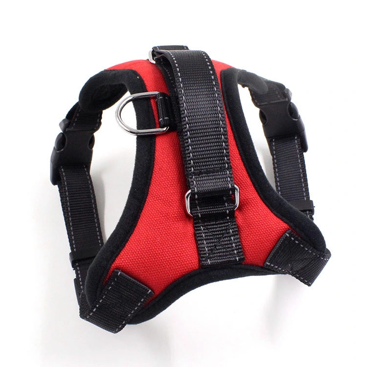 Pet Dog Chest Harness Red