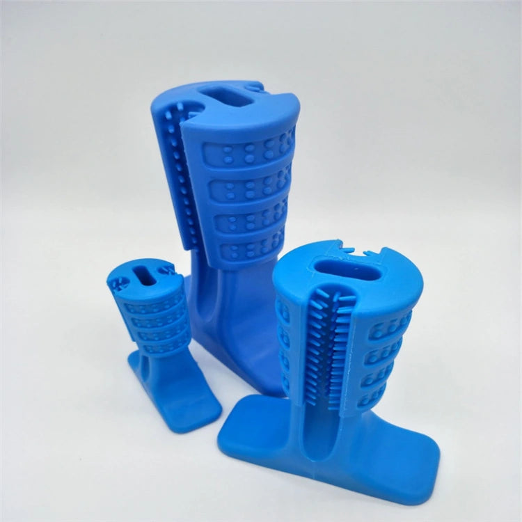 Pet Dog Chewing Toothbrush Blue