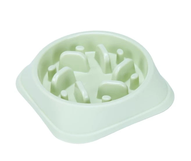 Slow Anti-Choking Dog Bowl Green