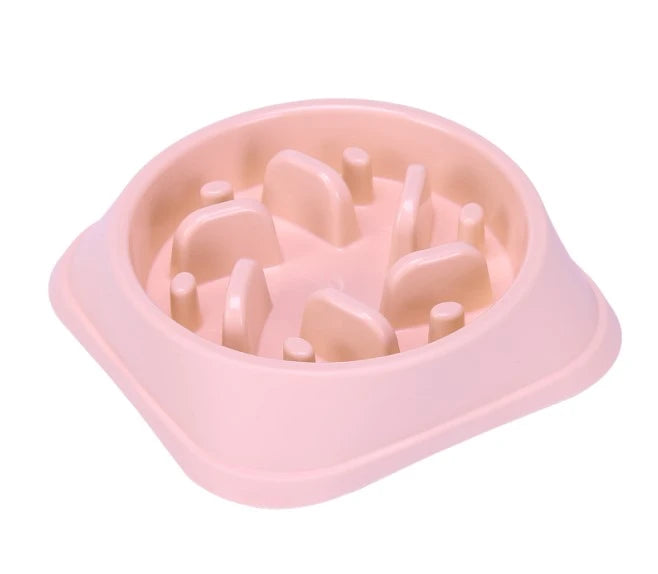 Slow Anti-Choking Dog Bowl Pink
