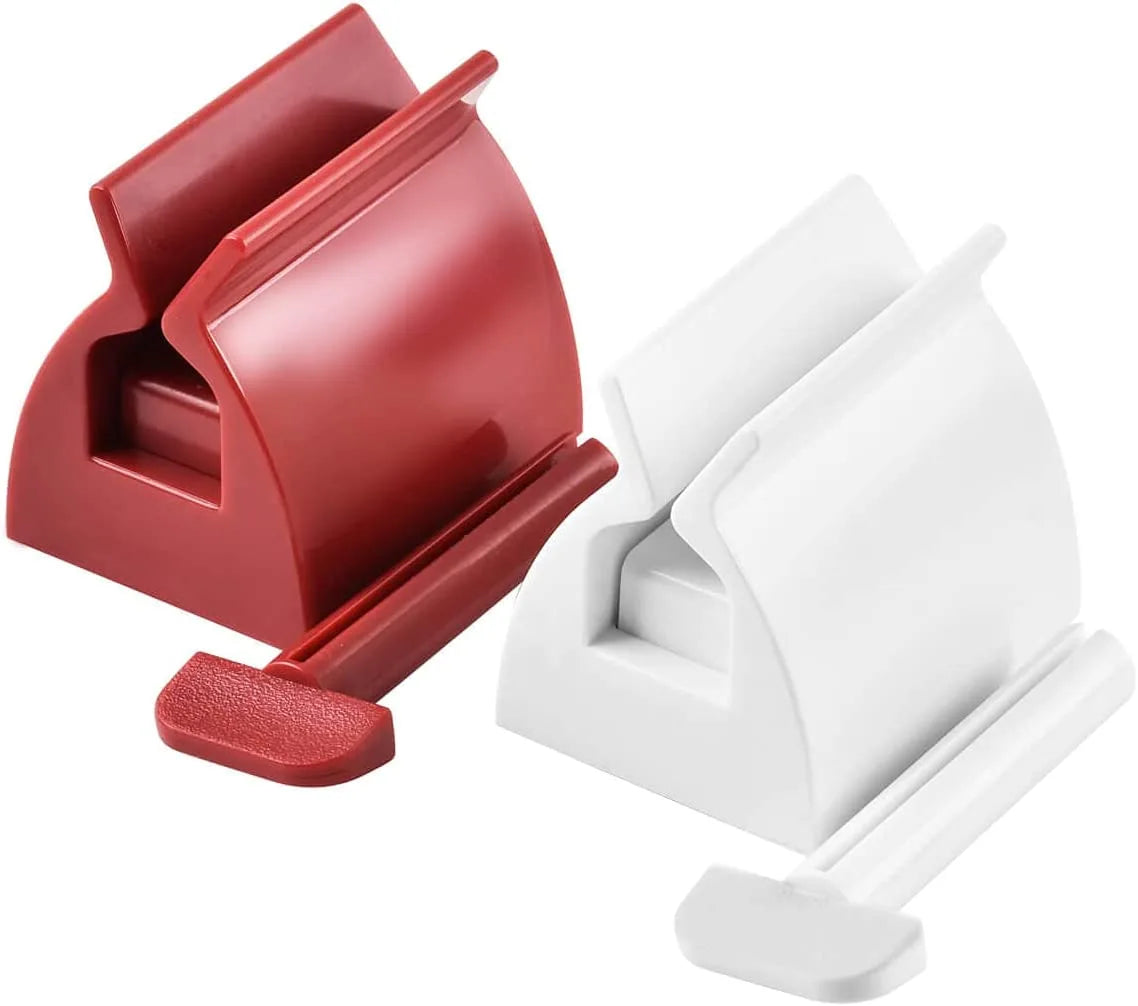 Toothpaste Squeeze Roller Red White