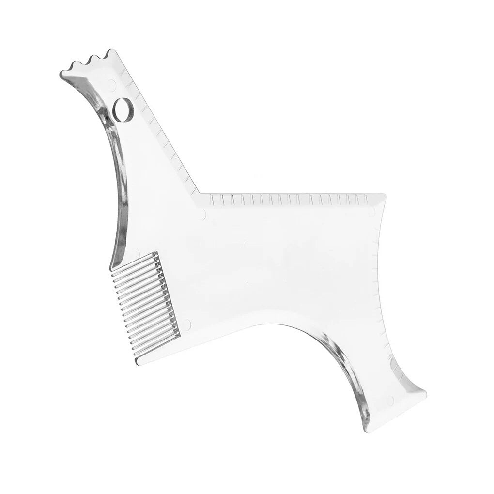 Transparent Beard Shaping Comb